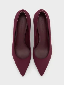Ruthie Faux Suede Kitten Heels