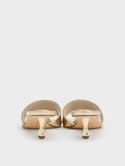 Ruthie Metallic Heeled Mules