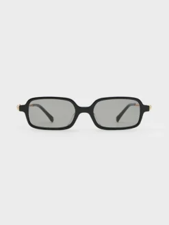 Sable Knot Rectangular Sunglasses