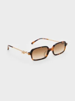 Sable Knot Rectangular Sunglasses