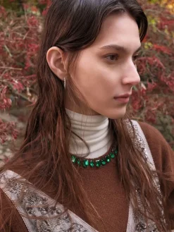 Sable Rope-Knot Hoop Earrings
