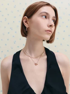 Sable Rope-Knot Hoop Earrings