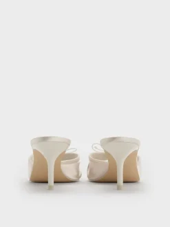 Sadira Satin Heeled Mules
