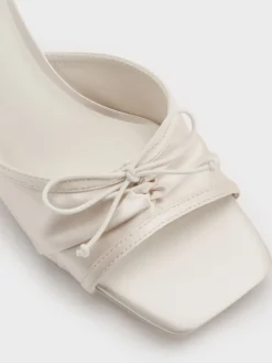 Sadira Satin Heeled Mules