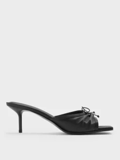 Sadira Satin Heeled Mules