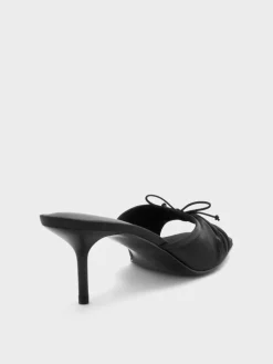Sadira Satin Heeled Mules