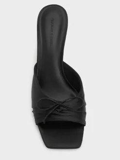 Sadira Satin Heeled Mules
