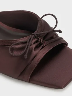 Sadira Satin Heeled Mules