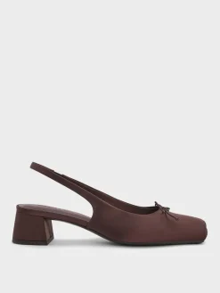 Sadira Satin Slingback Pumps