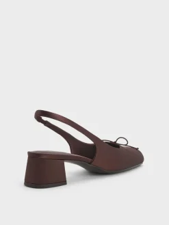Sadira Satin Slingback Pumps