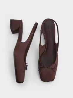 Sadira Satin Slingback Pumps