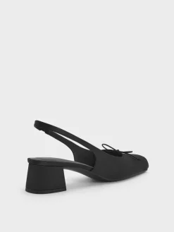 Sadira Satin Slingback Pumps