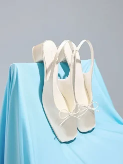 Sadira Satin Slingback Pumps