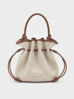 Sammie Canvas Drawstring Bucket Bag