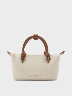 Sammie Canvas Knotted-Handle Tote Bag