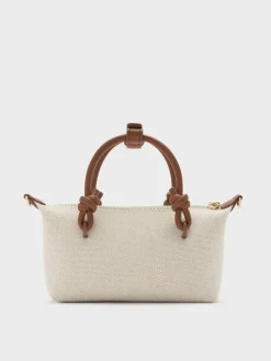 Sammie Canvas Knotted-Handle Tote Bag
