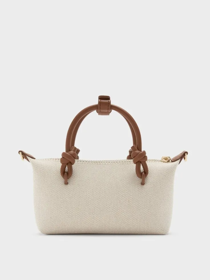 Sammie Canvas Knotted-Handle Tote Bag