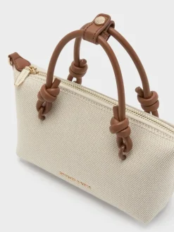 Sammie Canvas Knotted-Handle Tote Bag