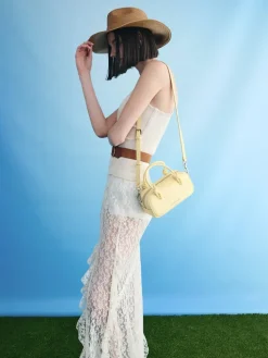 Sammie Knotted-Handle Boxy Bag