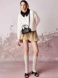 Sammie Knotted-Handle Boxy Bag