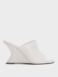 Sculptural-Heel Wedges