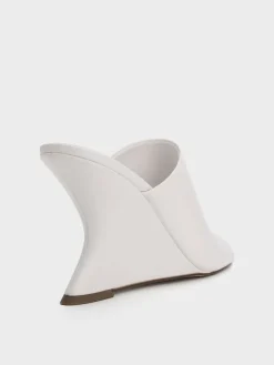 Sculptural-Heel Wedges