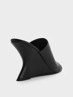 Sculptural-Heel Wedges