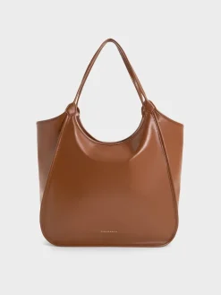 Sianna Crinkle-Effect Slouchy Tote Bag