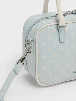 Sianna Polka-Dot Bowling Bag
