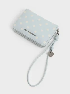 Sianna Polka-Dot Wristlet