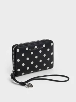Sianna Polka-Dot Wristlet