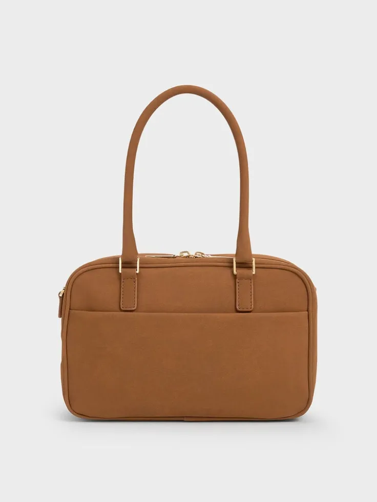 Sianna Textured Bowling Bag