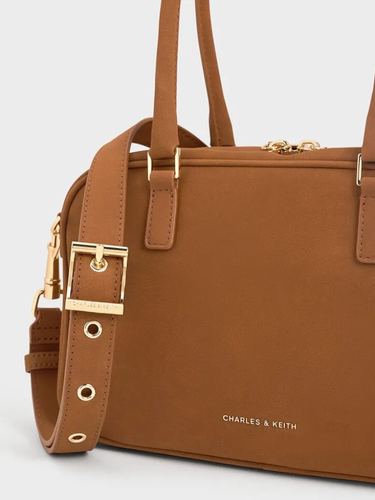 Sianna Textured Bowling Bag