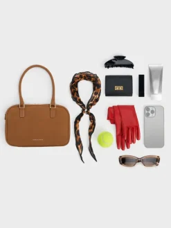 Sianna Textured Bowling Bag