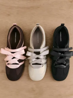 Silko Pearlescent Ballet Sneakers