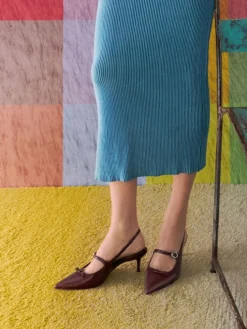 Sonali Bow Slingback Pumps