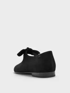 Suede & Leather Mary Janes