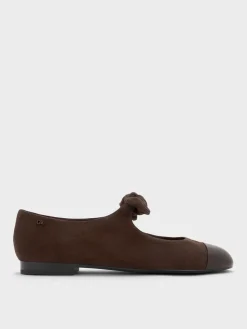 Suede & Leather Mary Janes