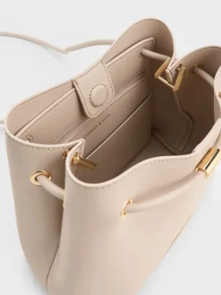 Sybill Geometric Bucket Bag