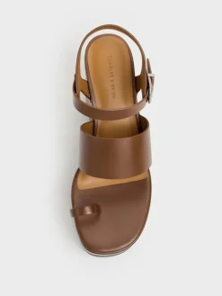 Tarian Toe-Ring Platform Wedges
