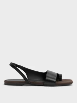 Toe-Ring Slingback Sandals