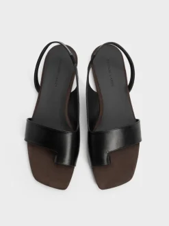 Toe-Ring Slingback Sandals