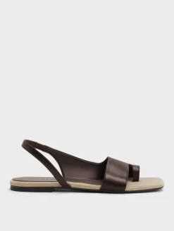 Toe-Ring Slingback Sandals