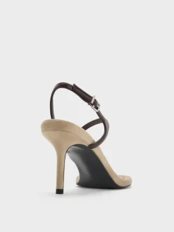 Toe-Ring Stiletto Sandals
