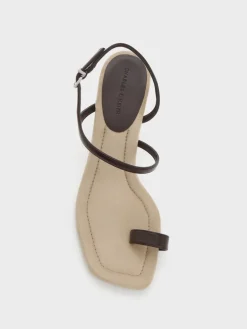 Toe-Ring Stiletto Sandals