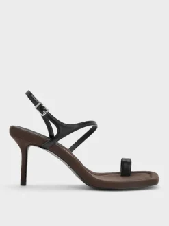 Toe-Ring Stiletto Sandals