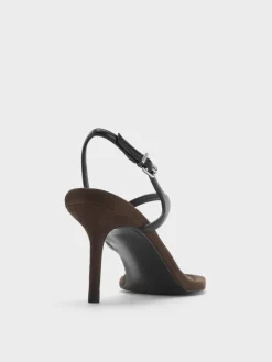 Toe-Ring Stiletto Sandals