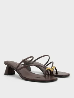 Toe-Ring Strappy Heels