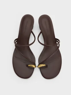 Toe-Ring Strappy Heels