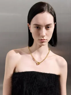 Toggle-Clasp Chain-Link Necklace